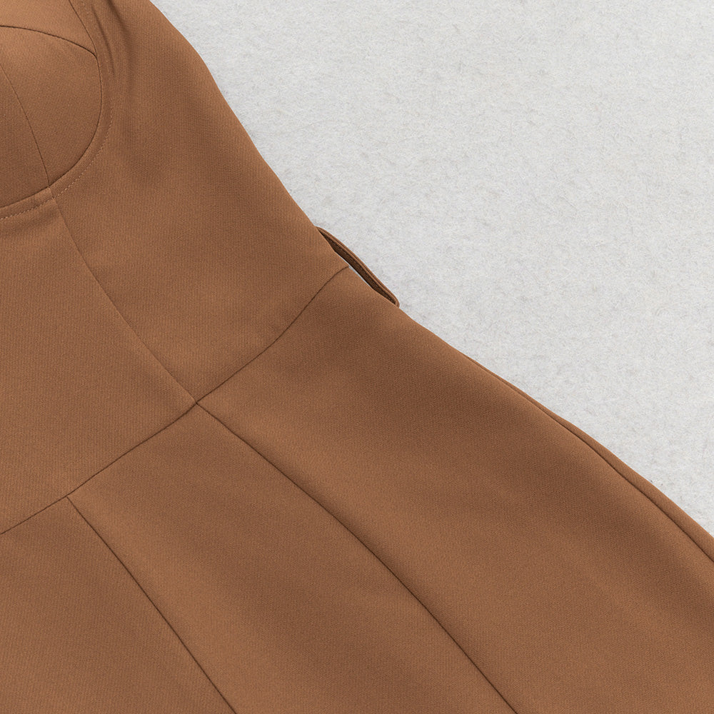 Sexy Suspender Elegant Slim with Belt Flare Jumpsuit