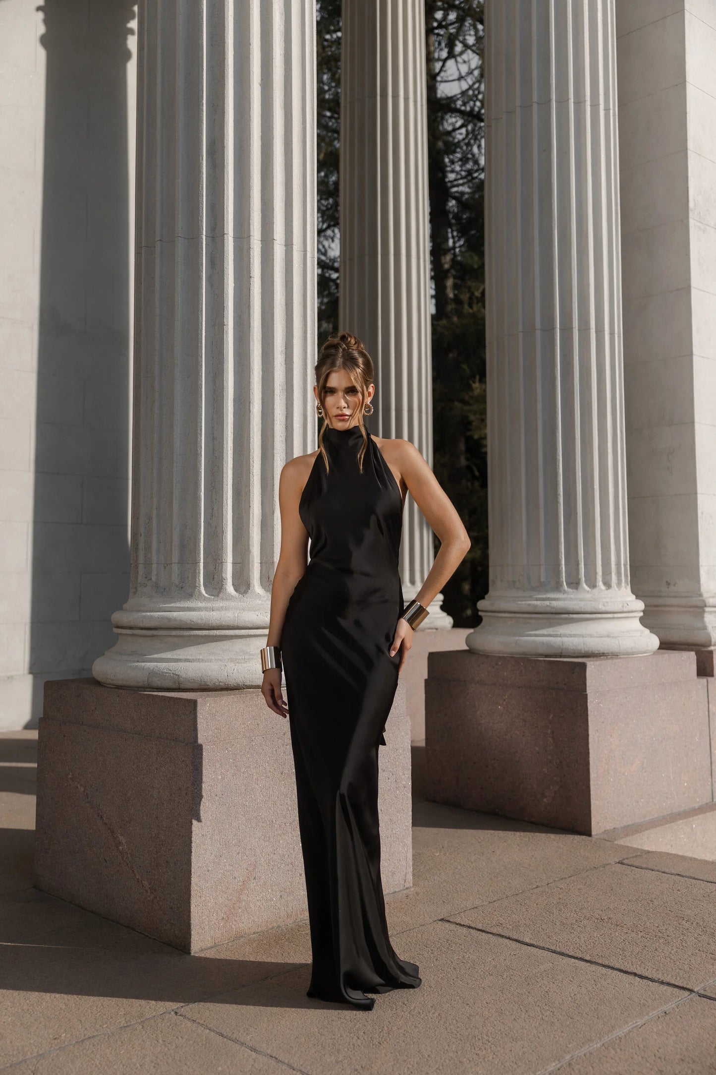 YS-Backless Maxi Dress